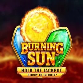 Burning Sun slot logo by Wazdan at Bof Casino