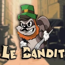 Official Slots logo: Le Bandit by Hacksaw Gaming at Bof Casino