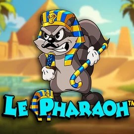 Le Pharaoh slot logo by Hacksaw Gaming at Bof Casino