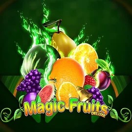 Magic Fruits Deluxe slot logo by Wazdan at Bof Casino