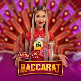 Mega Baccarat game by Pragmatic Play – logo hosted on Bof Casino
